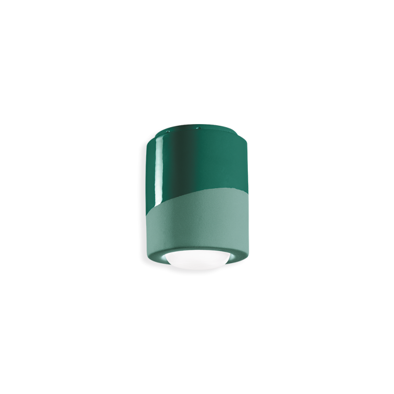 Pl 125mm Flush Mount Light Bottle Green - FER.C986-VEB