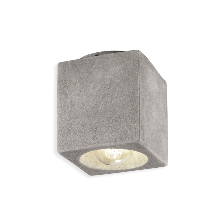 Vintage 120mm Flush Mount Light Cement - FER.C987-CEM