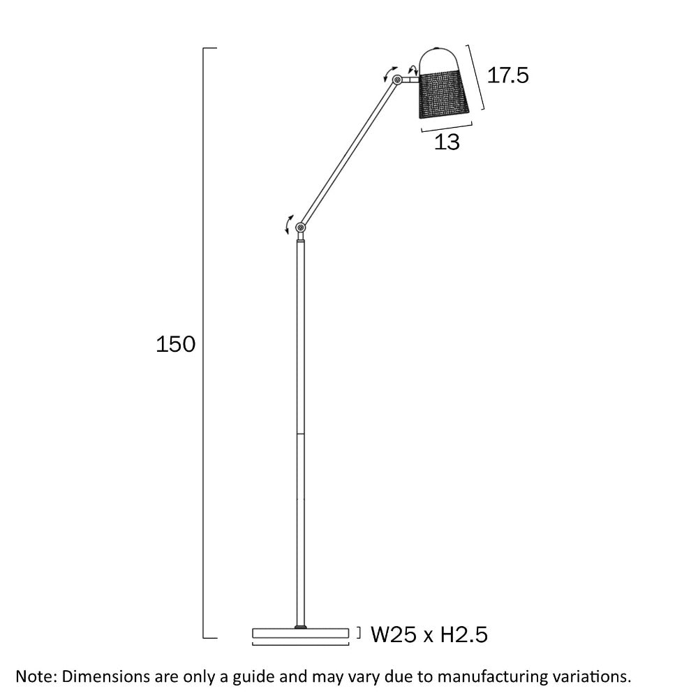 Buy Floor Lamps Australia CADENA Floor Lamp White - CADENA FL-WH