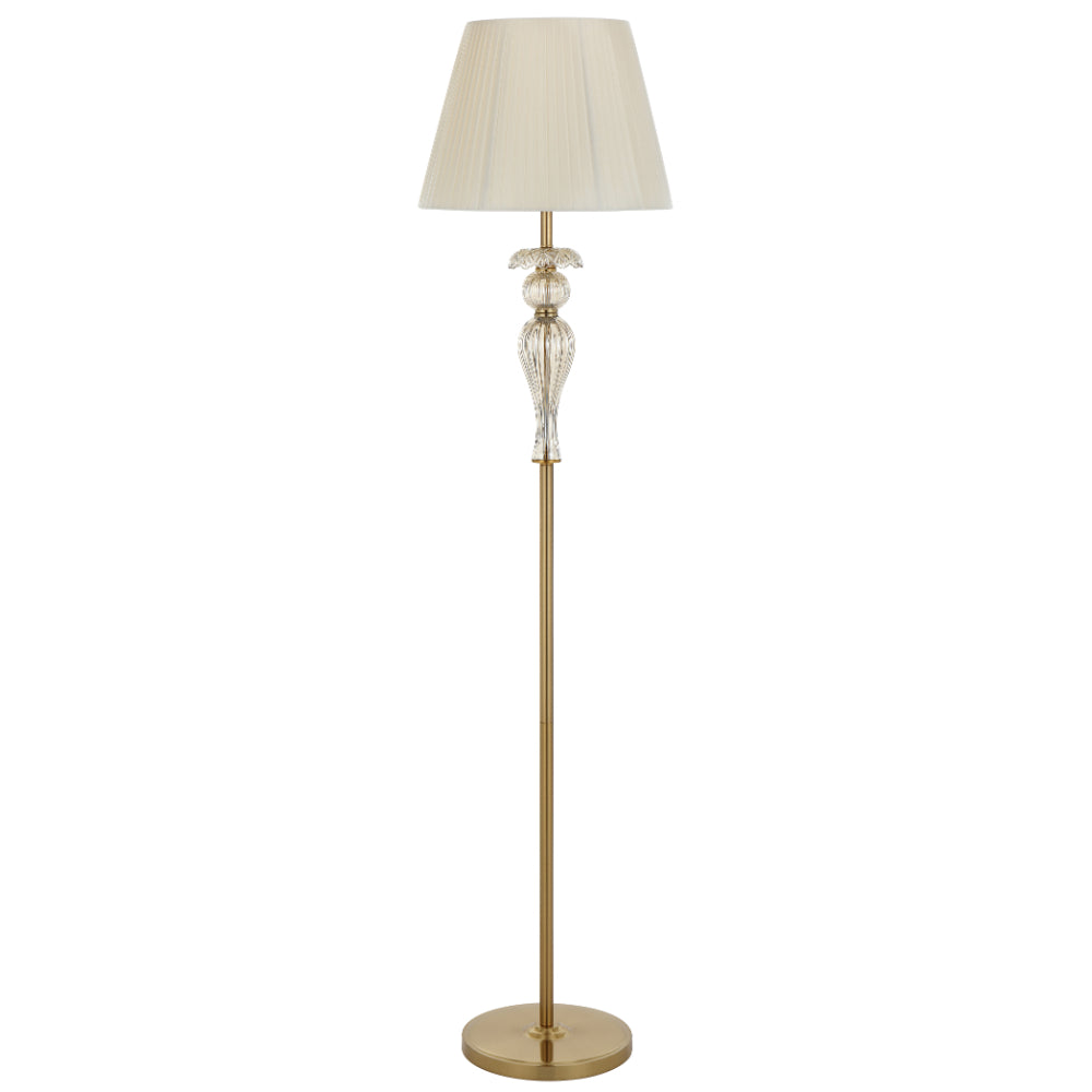 Cadiz Floor Lamp Antique Gold - CADIZ FL-AGCRM