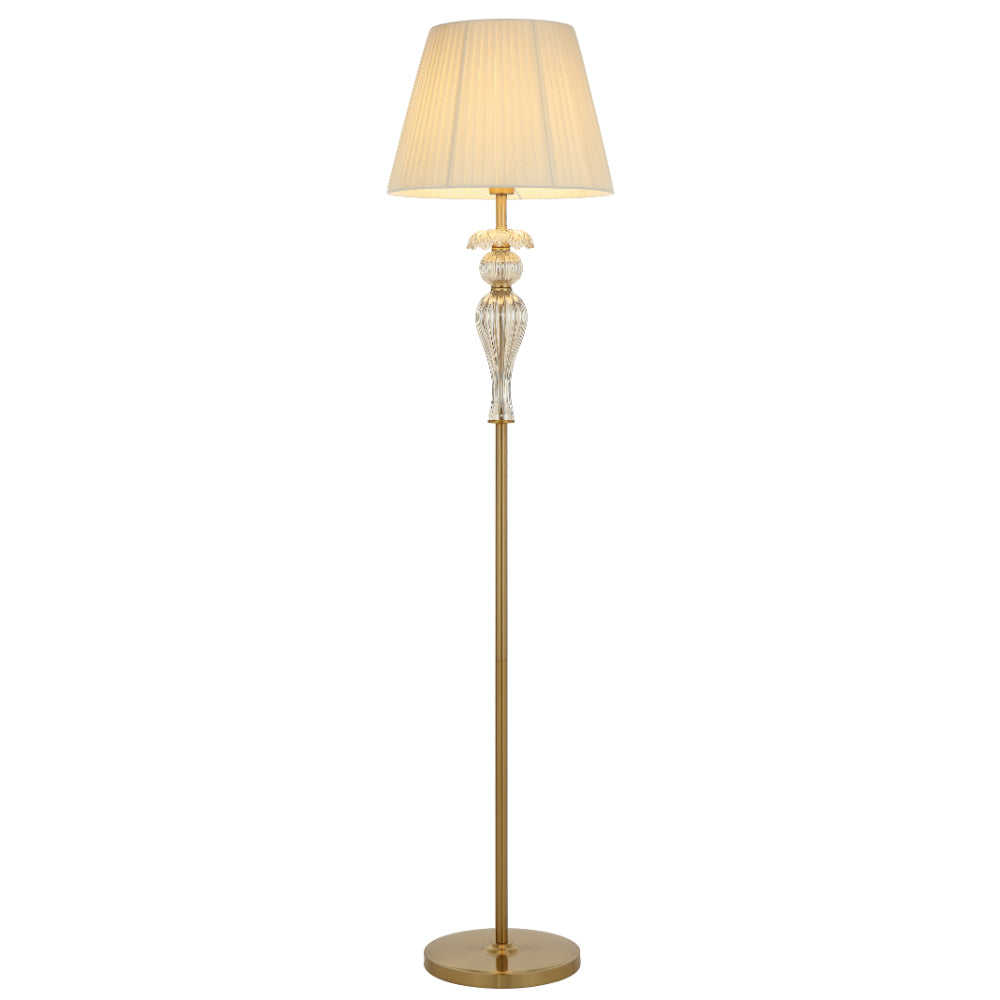 Cadiz Floor Lamp Antique Gold - CADIZ FL-AGCRM