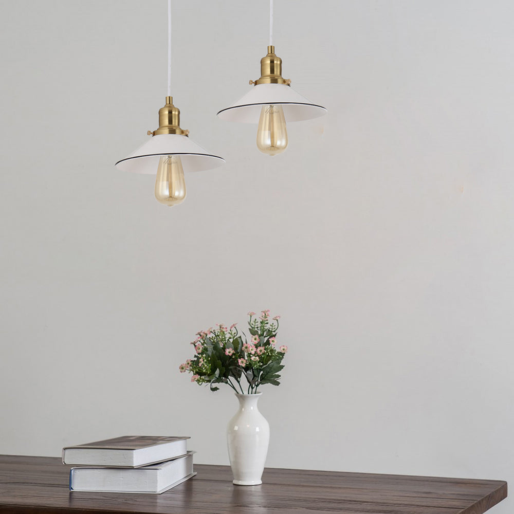 Buy Pendant Lights Australia Interior White With Antique Brass 1 Light Pendant - CEREMA4