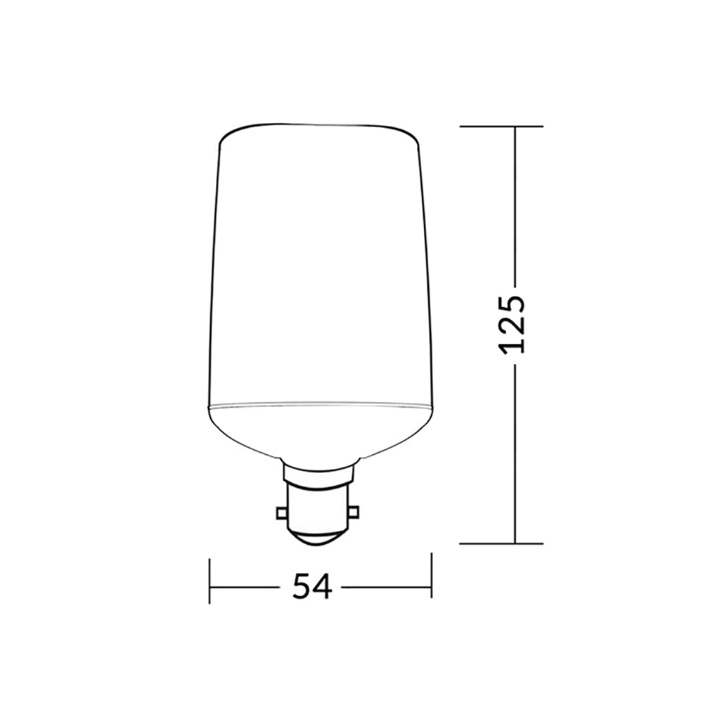 Buy LED Globes Australia Chama LED Globe Flame Effect BC 5W 1300K - CHAMA002