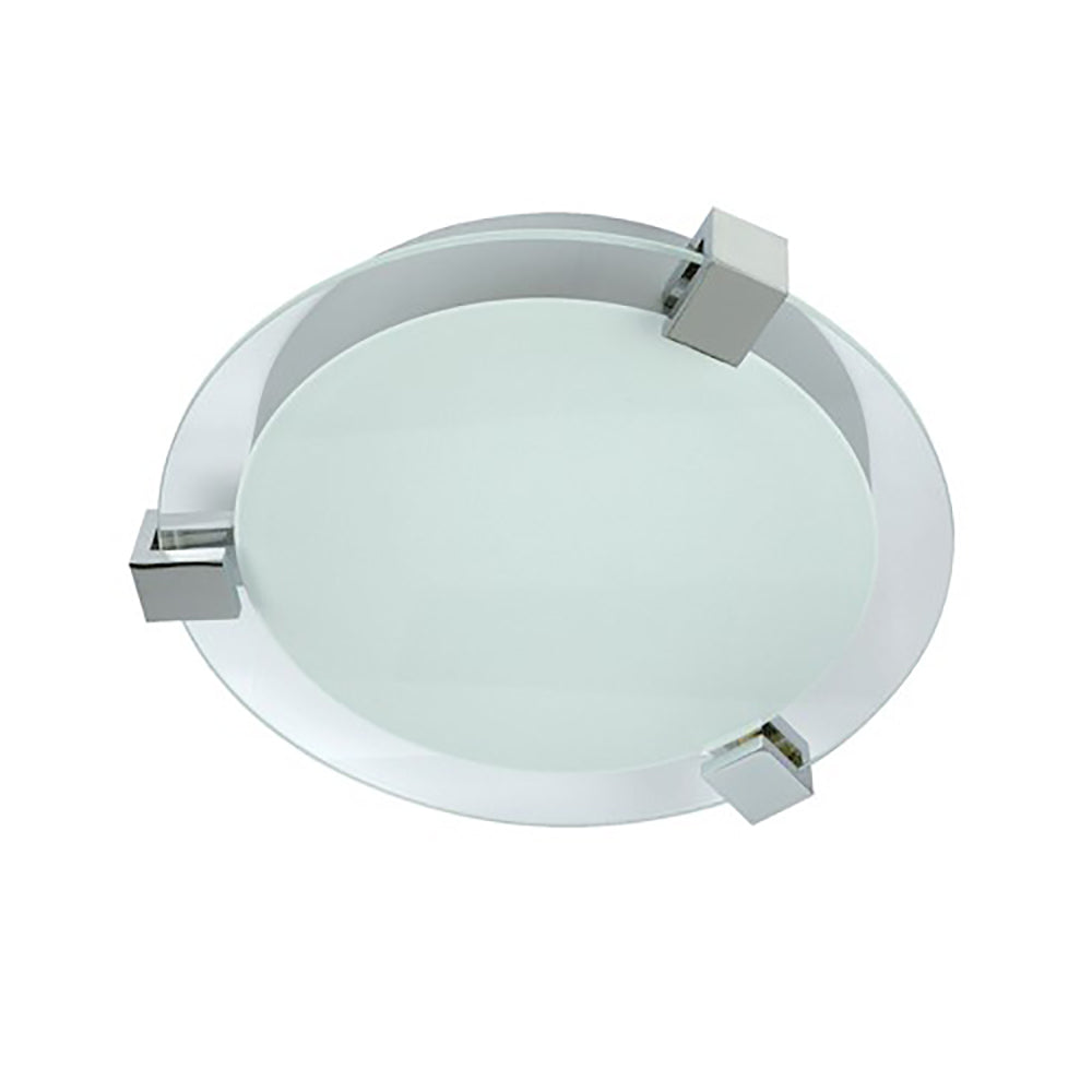 Recessed LED Downlight White / Chrome Glass 3000K - CL2257-CH