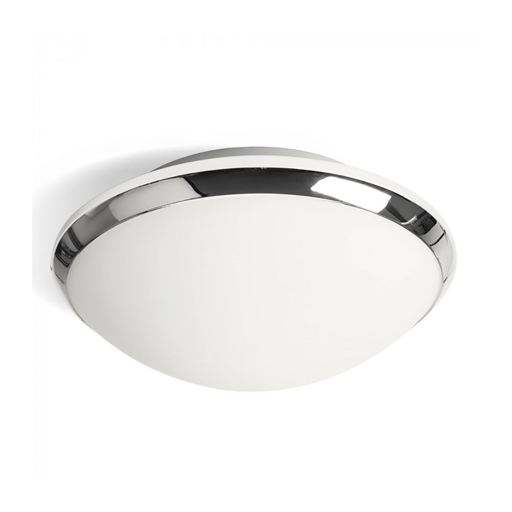LED Oyster Light 6W White / Chrome Glass - CL6121-CH