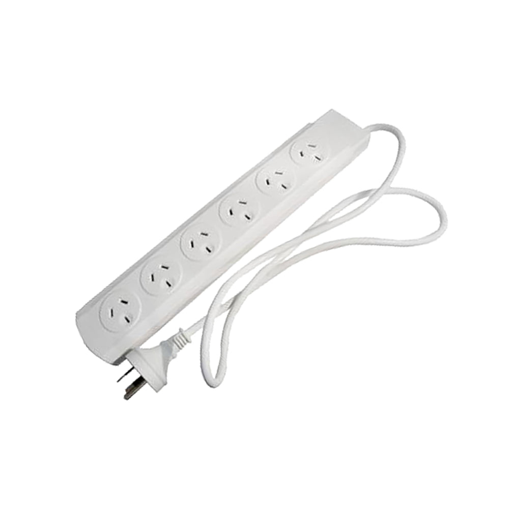 Power Board 6 Socket White - CLA6PB