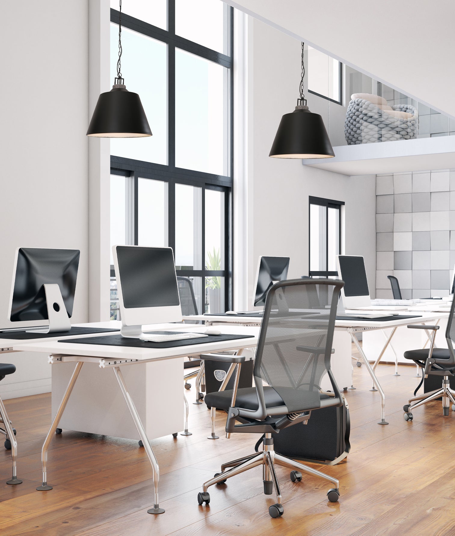 Cloche Bell Shape Pendant Light Black & Grey - CLOCHE1