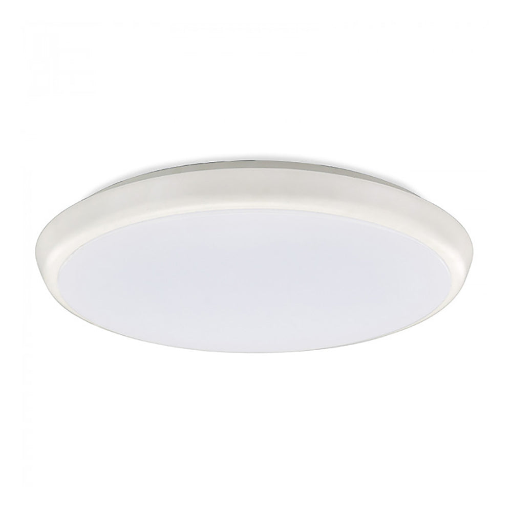 Slimline LED Oyster Light W350mm Cool White Polycarbonate 4000K - CLU350-DCW
