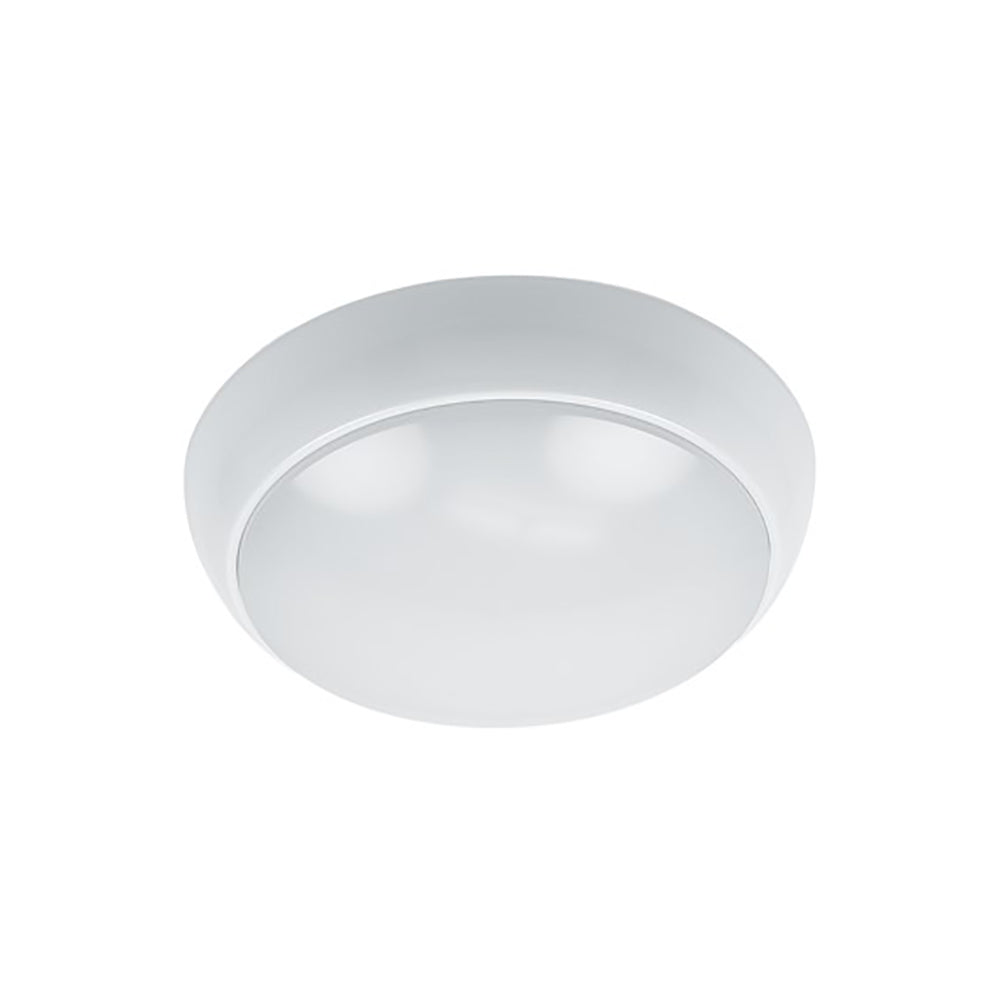 LED Oyster Light 8W White Polycarbonate 3500K - CLY270-WH