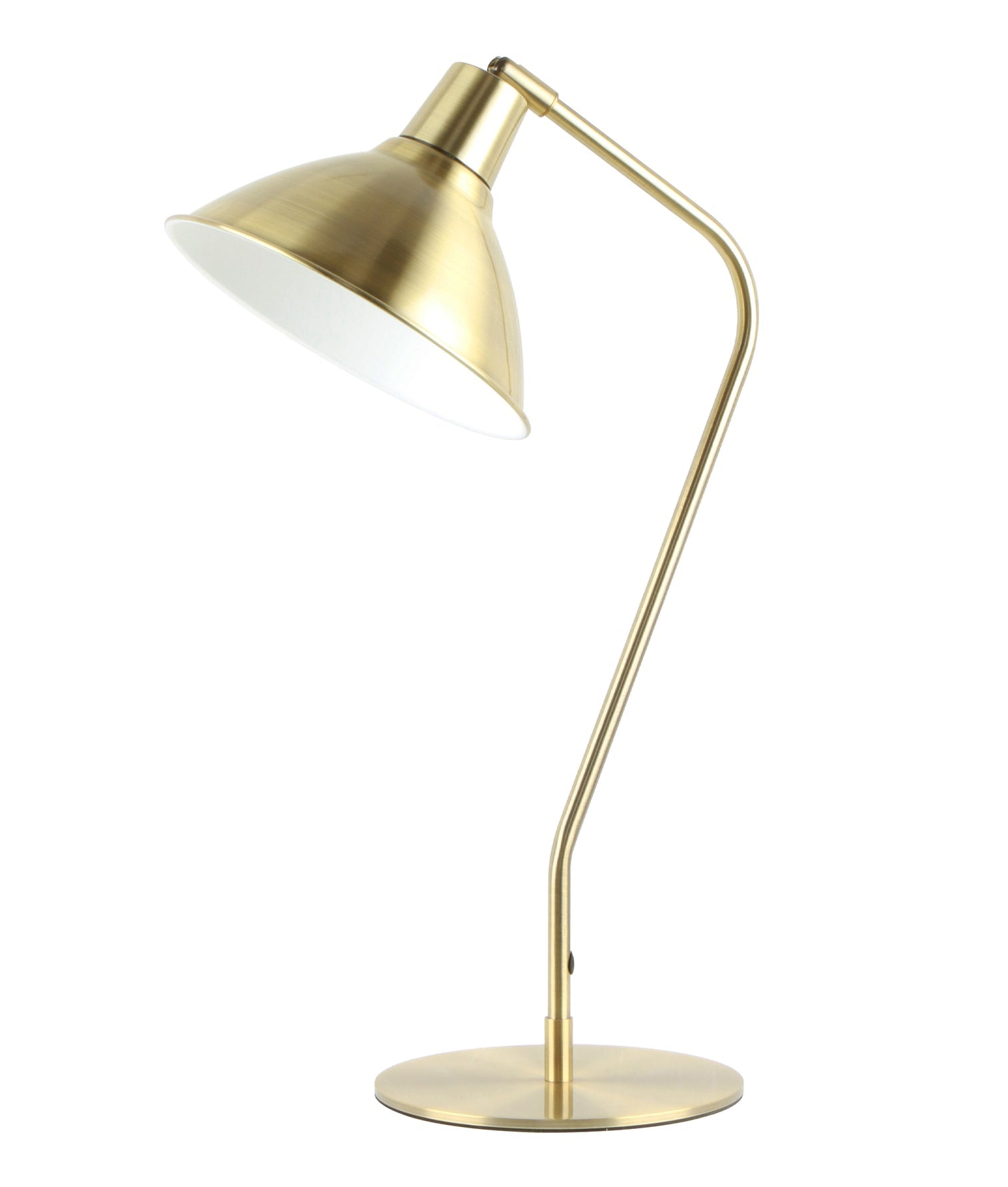 Collo Table Lamp Antique Brass With Antique Brass Shade - COLLO-T4