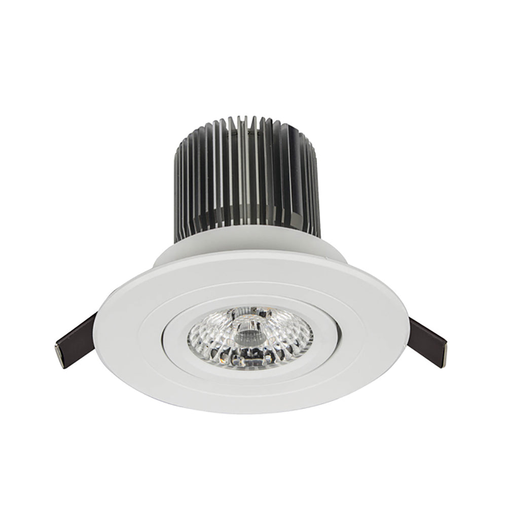 Buy Recessed Downlights Australia Comet Centre Tilt Recessed LED Downlight Dimmable White 10W TRI - COMET04