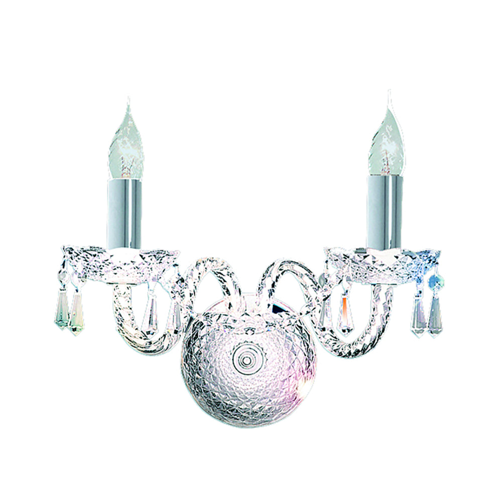 Buy Bathroom Vanity Lights Australia Hale Bathroom Vanity 2 Lights Chrome Crystal - CRC-HALE-2B