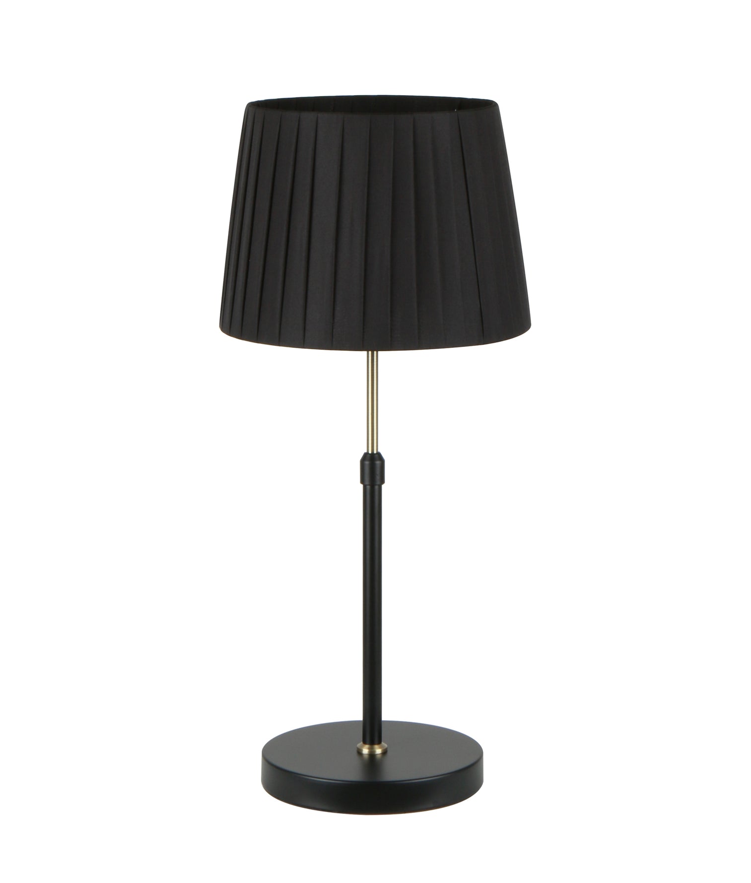 Crecer Height Adjustable Table Lamp Black & Antique Brass - CRECER-T1