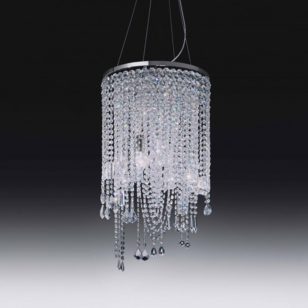 Buy Crystal Pendant Lights Australia Crystal Pendant 5 Lights Chrome Crystal / Metal - CRI-CASA-5P