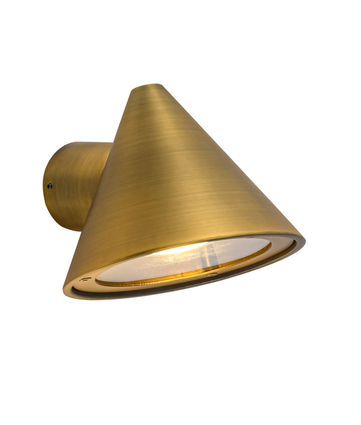 Cuchara Exterior Cone Surface Mounted Wall Light Brass - CUCHARA5