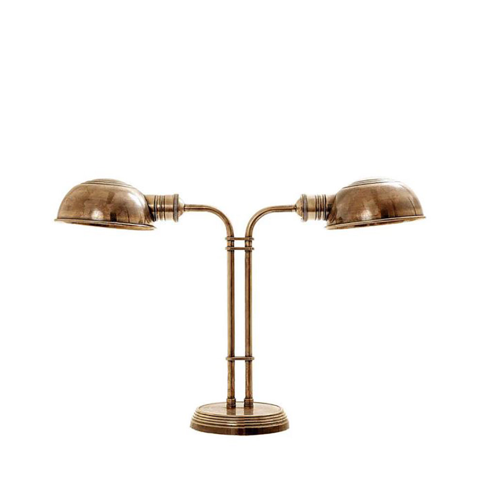 Buy Table Lamps Australia Picardy Table Lamp 2 Lights Antique Brass - ELPIM51733AB