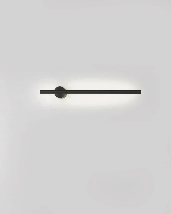 Clock LED Wall Light 24W 2700K Matte Black - ARO.A1273