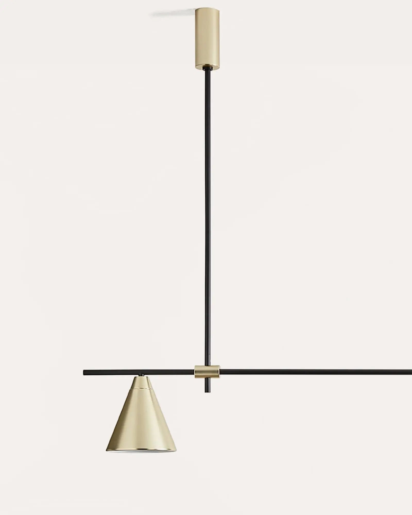 Crane LED Pendant Light 3W 2700k Matte Black & Opal - ARO.C1241