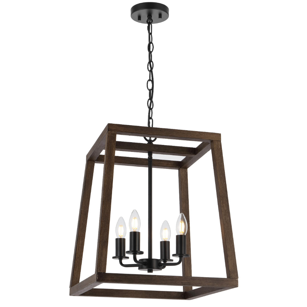 Dalton 4 Light Pendant Black - DALTON PE4-BK