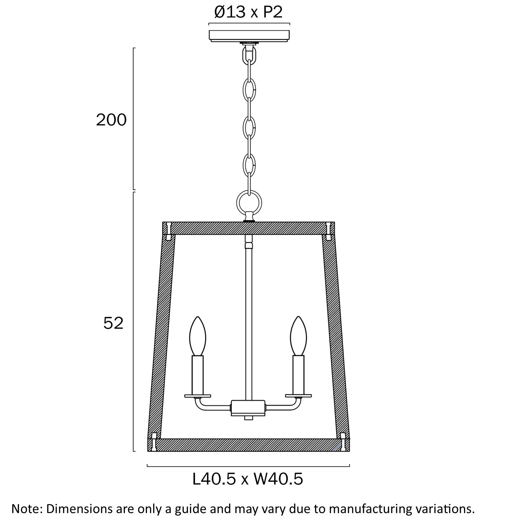 Dalton 4 Light Pendant Black - DALTON PE4-BK