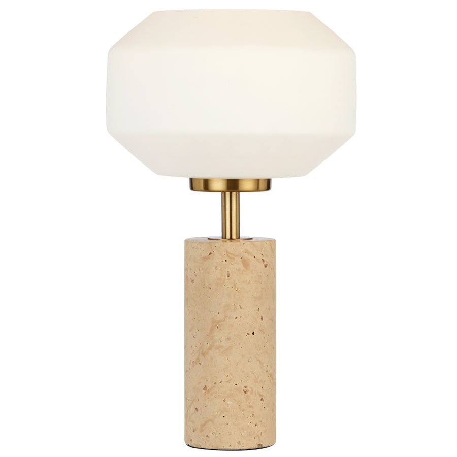 Deana Table Lamp Beige & Opal Matt - DEANA TL-BEOM