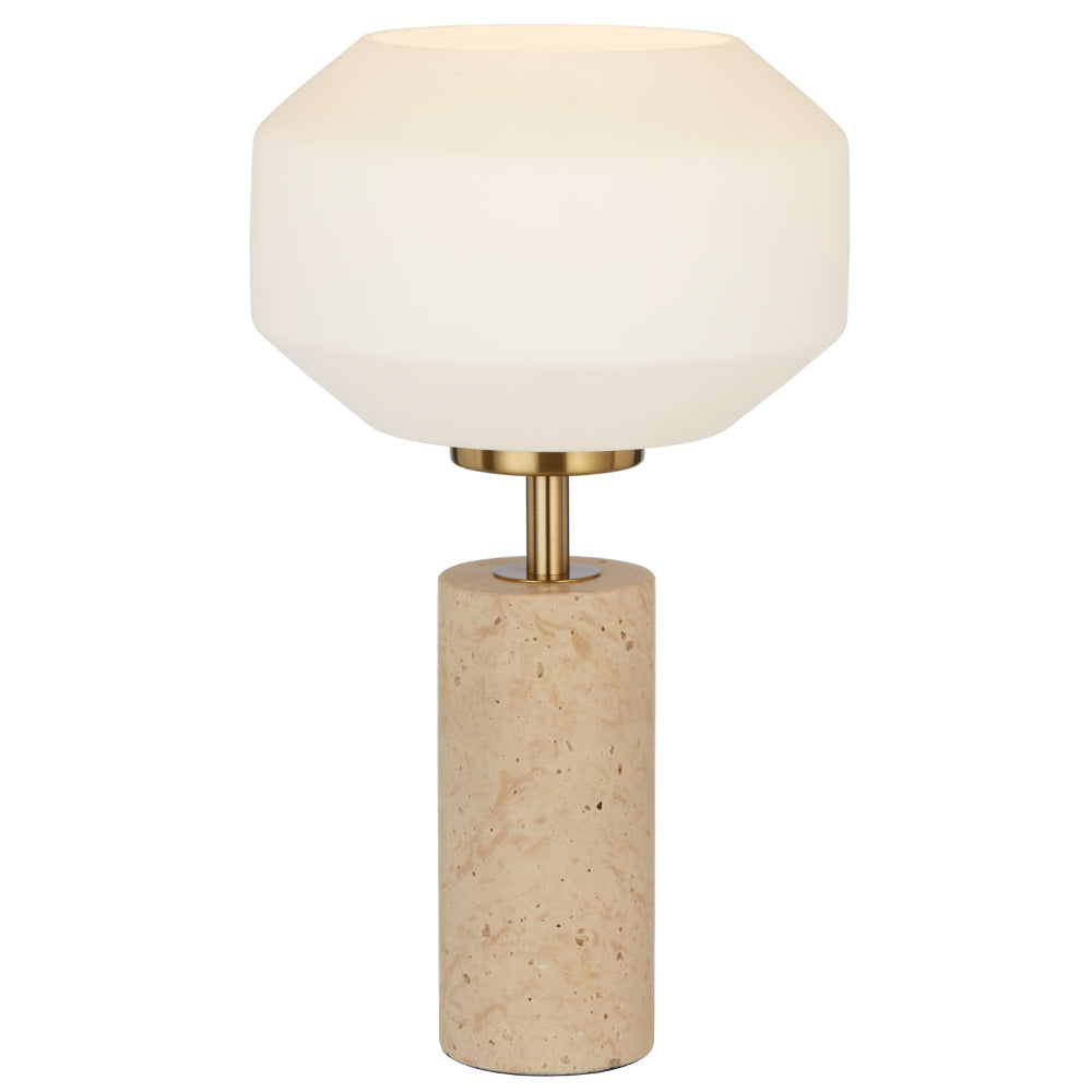 Deana Table Lamp Beige & Opal Matt - DEANA TL-BEOM