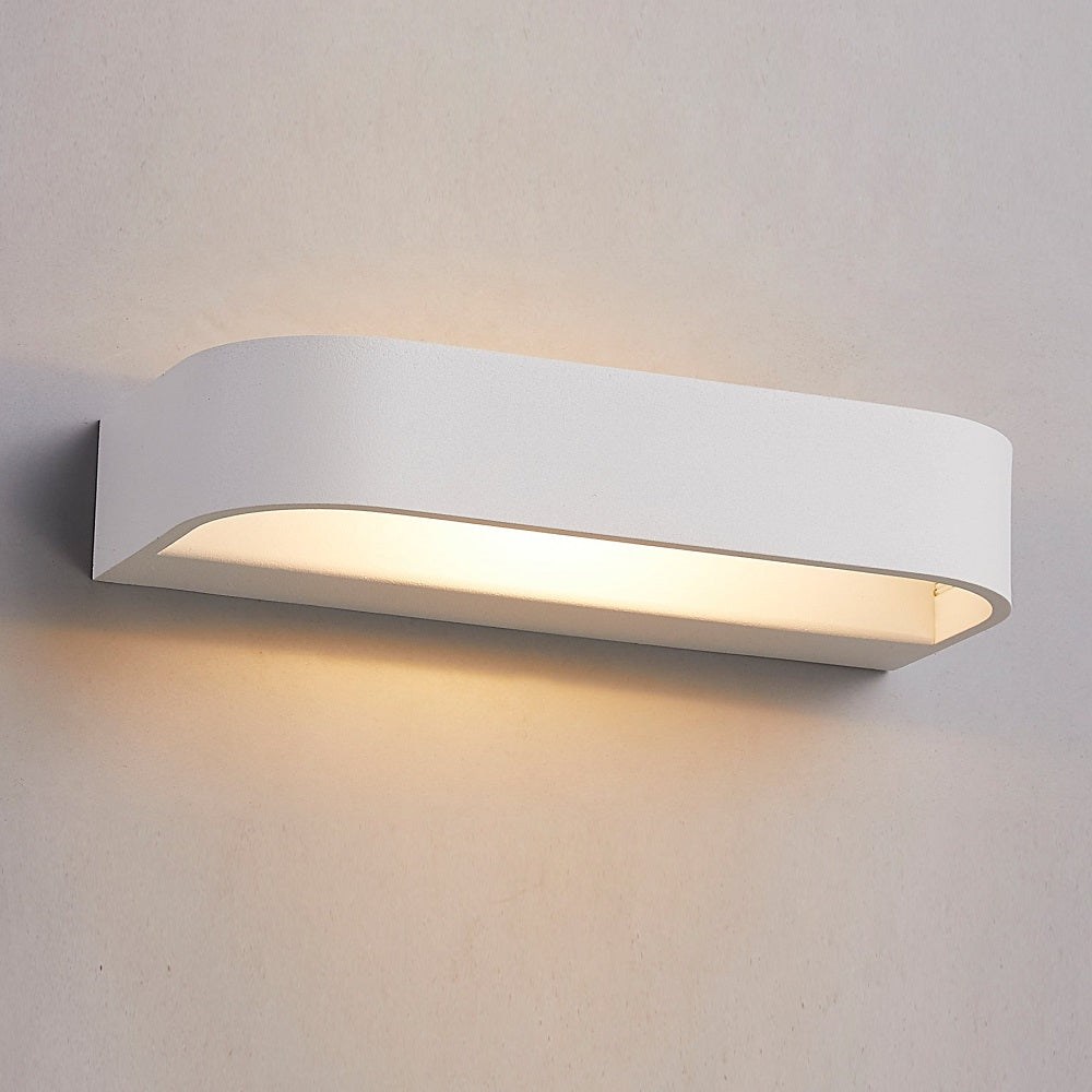 Dhaka Up & Down Wall Light White Aluminium 3CCT - DHAKA