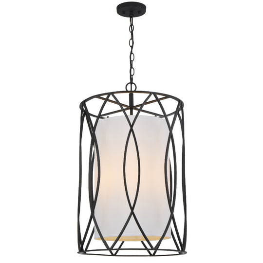 Dover 450mm Pendant Black - DOVER PE45-BK