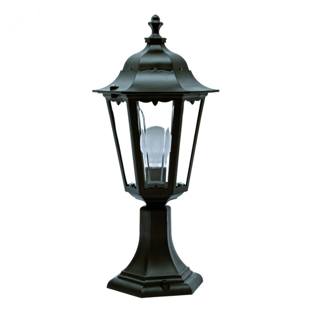 Turin Pillar Light Black Resin - DUT8302-BL