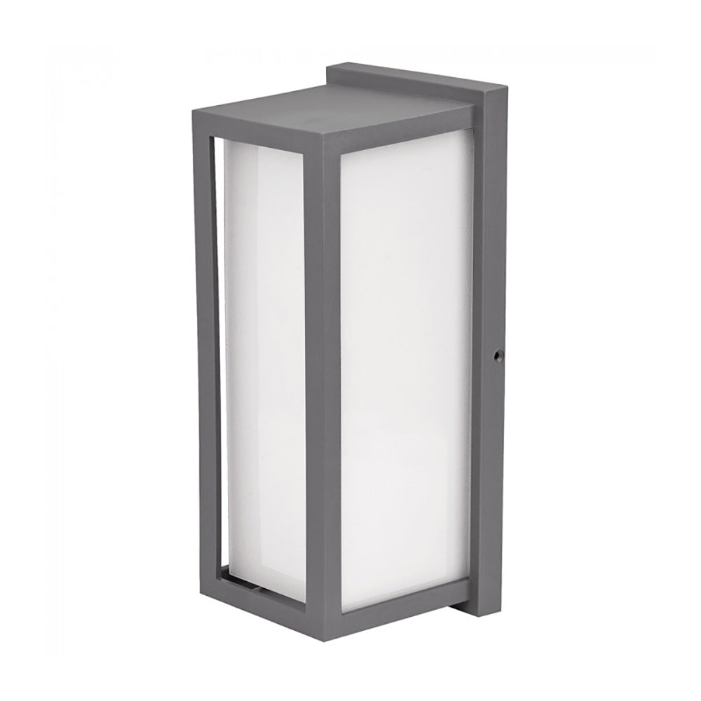 Buy Exterior Wall Lights Australia Duralite Vertical Exterior Wall Light Silver Resin - DUW8270-SI