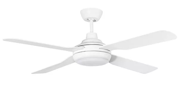 Discovery II LED AC Ceiling Fan With Light 56" 4 Blade 65W TRI Color White Satin - MDF1443W