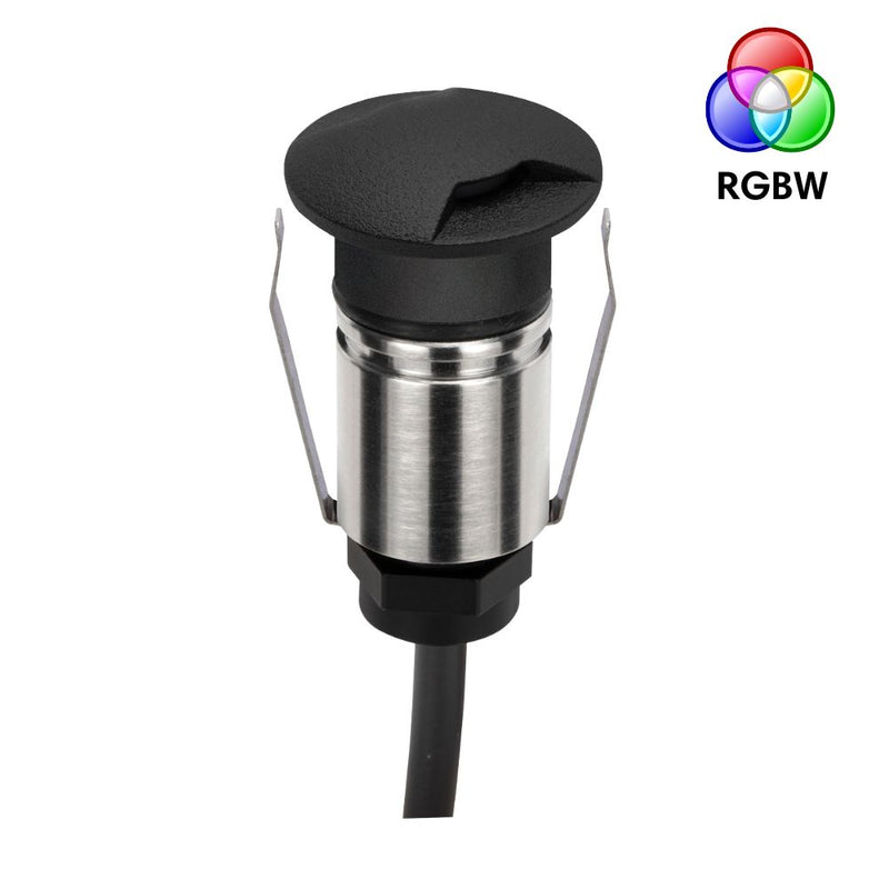 EMIT-25 LED Micro 2-Way Inground Light 24V 1W RGBW Black - 10044
