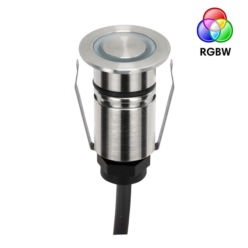 EMIT-25 LED Micro Ring Inground Light 24V 1W RGBW Stainless Steel - 10058