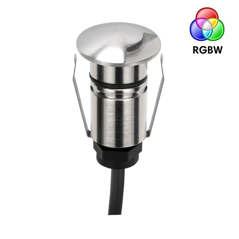 EMIT-25 LED Micro 1-Way Inground Light 24V 1W RGBW Stainless Steel - 10053