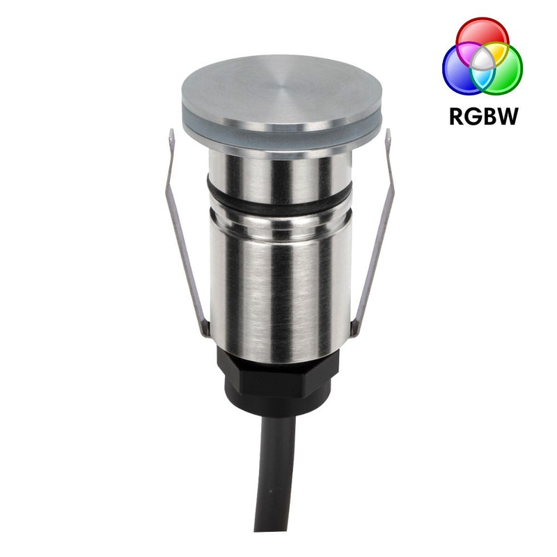 EMIT-25 LED Micro Halo Inground Light 24V 1W RGBW Stainless Steel - 10057