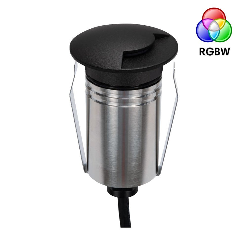 EMIT-55 LED 1-Way Mini Inground Light 24V 2.5W RGBW Black - 10130