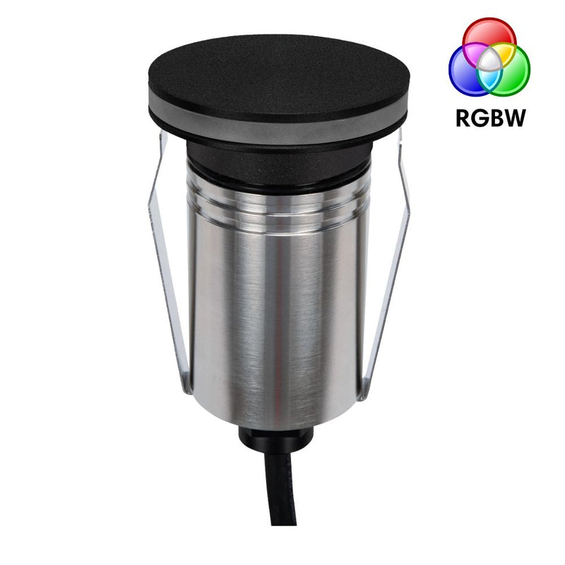 EMIT-55 LED Halo Mini Inground Light 24V 2.5W RGBW Black - 10134