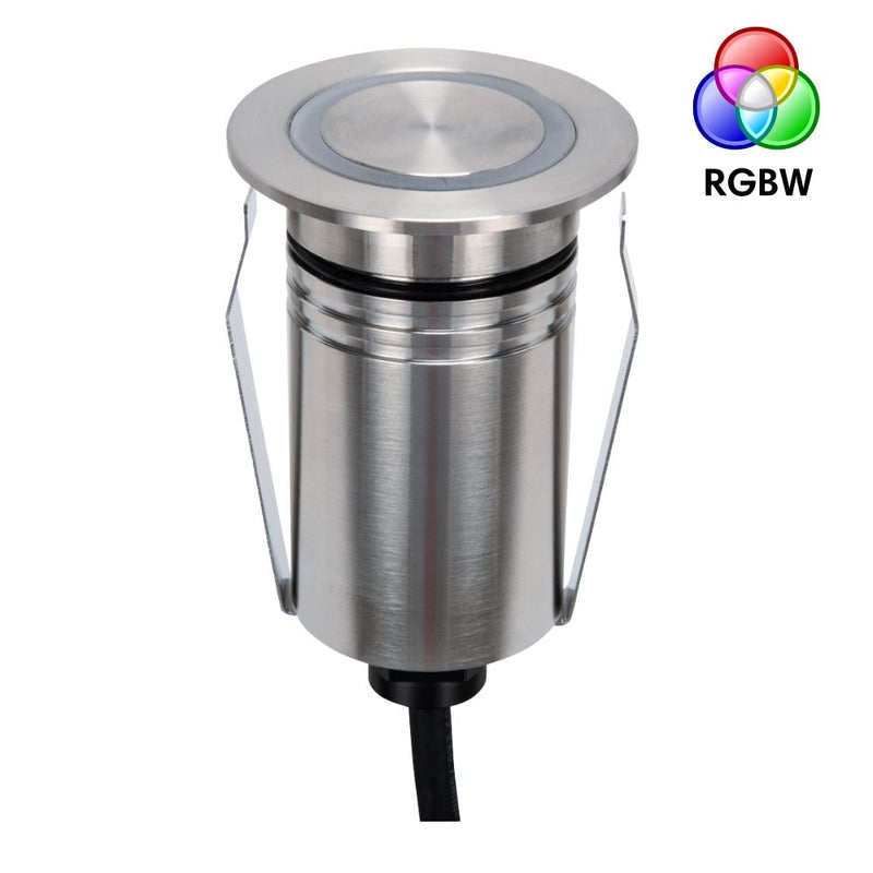 EMIT-55 LED Ring Mini Inground Light 24V 2.5W RGBW Stainless Steel - 10145