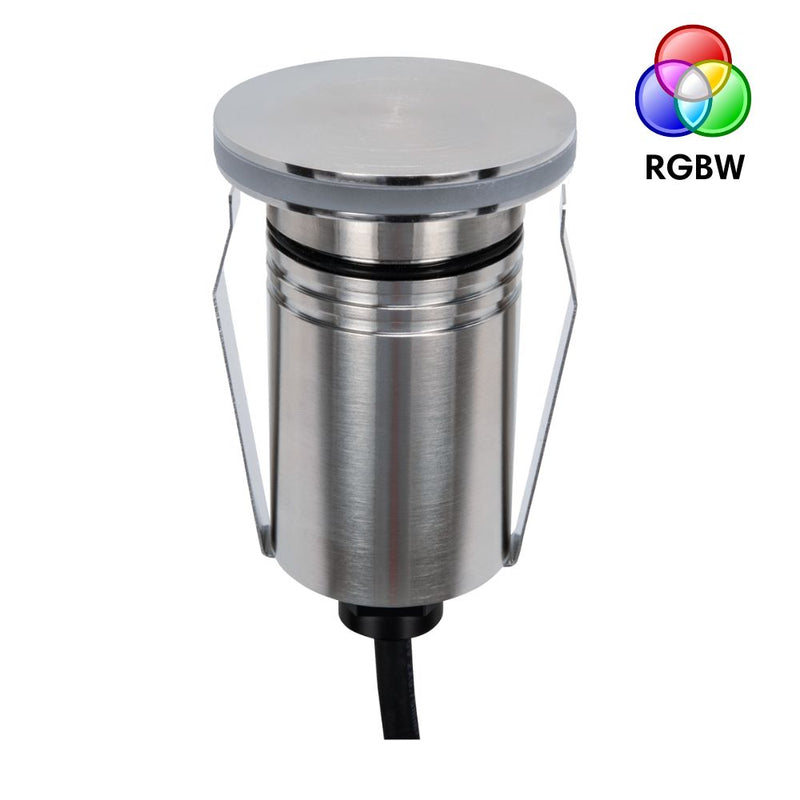 EMIT-55 LED Halo Mini Inground Light 24V 2.5W RGBW Stainless Steel - 10144