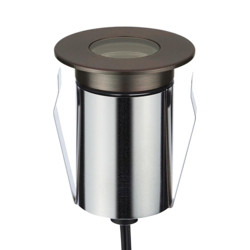 EMIT-85 LED Round Inground Light 24V 6W RGBW Antique Brass - 10245