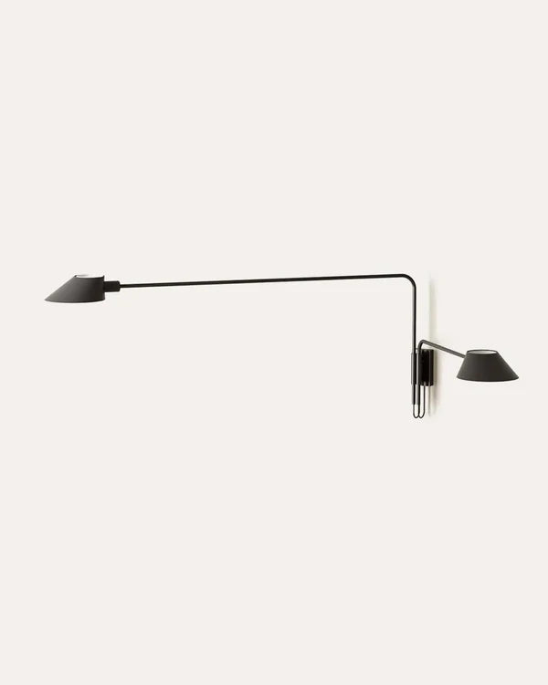 Duo Wall Light Matte Black - ARO.A1170/2