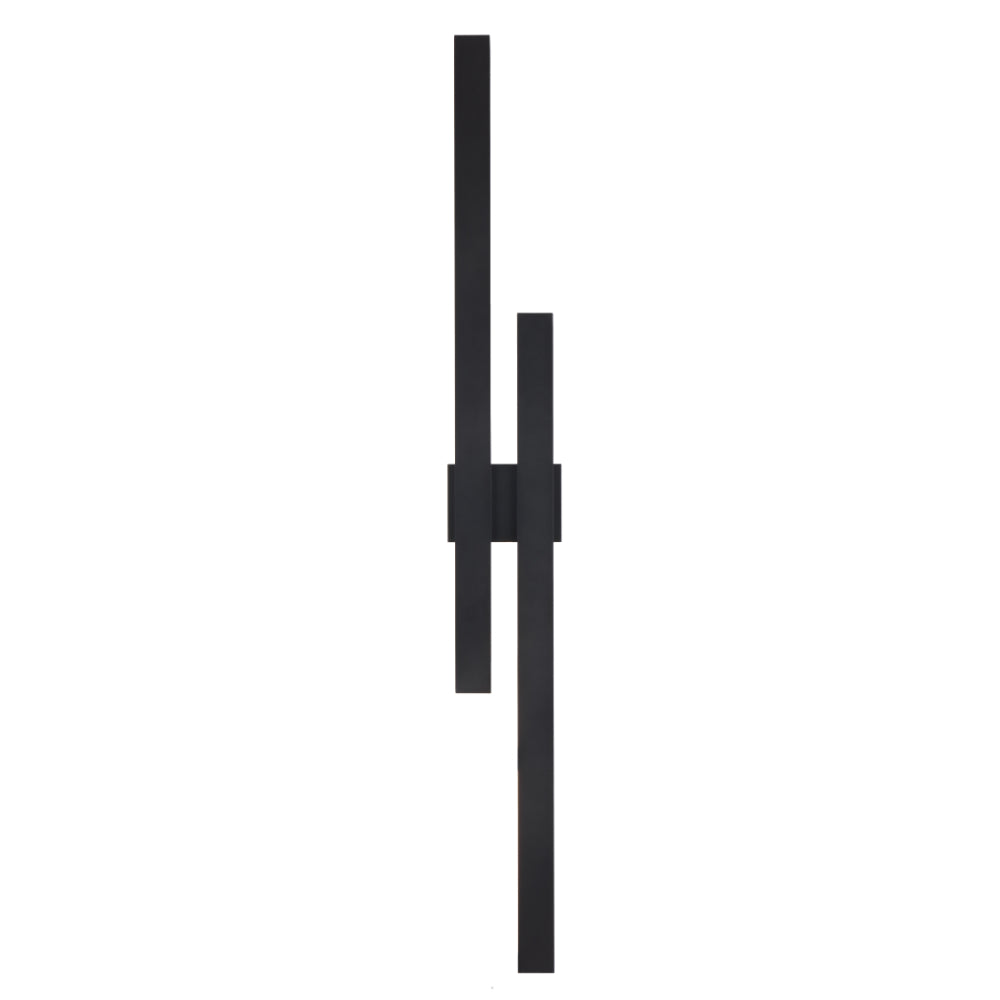 Ebize 2 Light LED Wall Light 40W Tri Colour Black - EBIZA EX2-BK