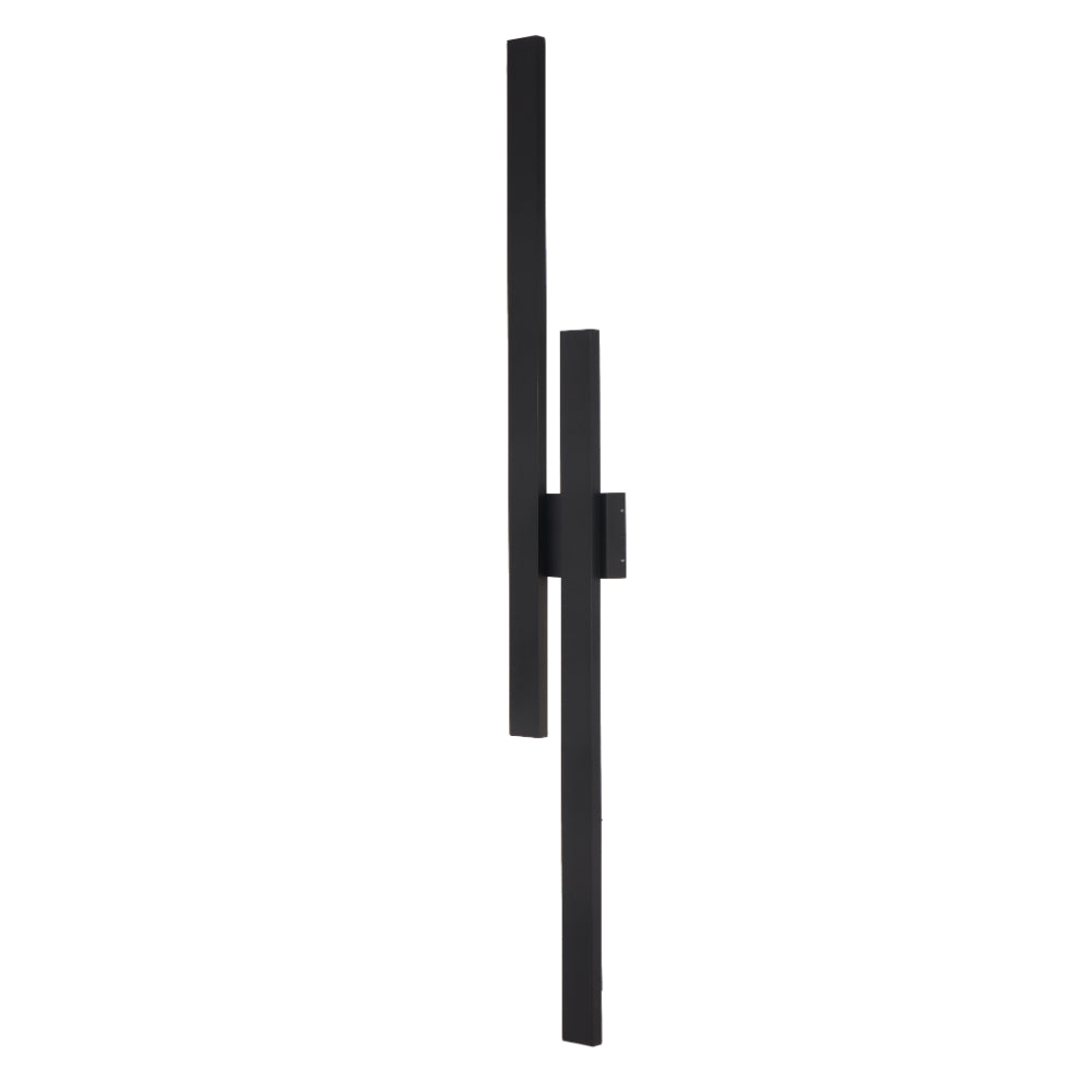 Ebize 2 Light LED Wall Light 40W Tri Colour Black - EBIZA EX2-BK