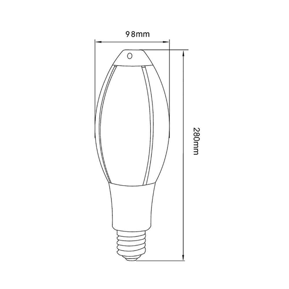 Buy LED Globes Australia LED Elliptical Globe E40 45W 3000K - ELLIP03