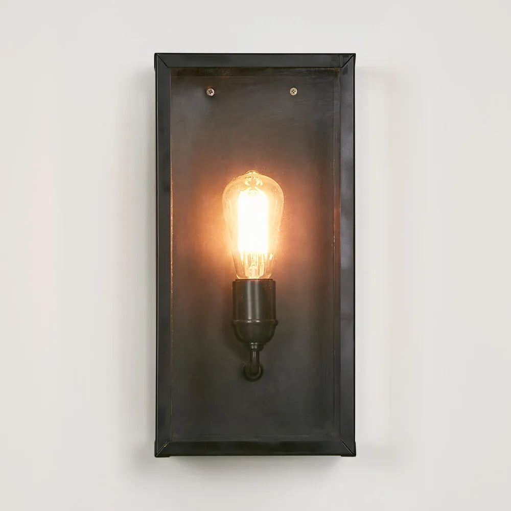 Buy Outdoor Wall Lanterns Australia Goodman Outdoor Lantern Wall Lamp Black - ELPIM51693FLBR