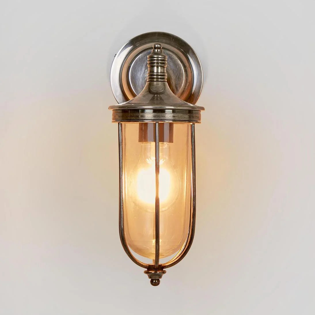Noosa Outdoor Wall Light Antique Silver - ELPIM59837AS