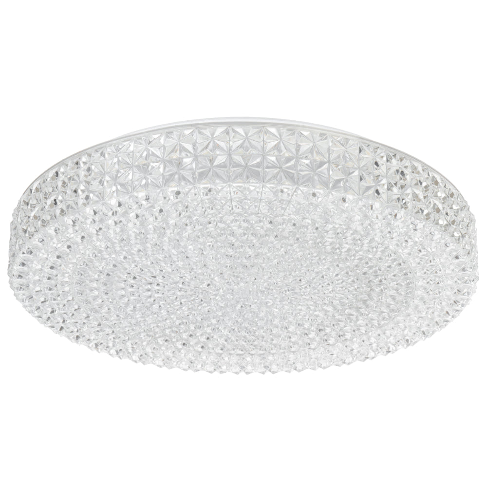 Eltz 400mm LED Oyster Light 32W Tri Colour White & Clear - ELTZ OY40-CL3C