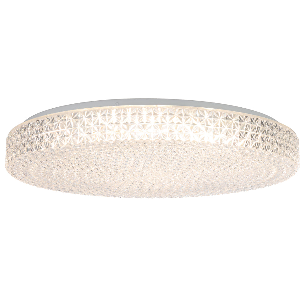 Eltz 500mm LED Oyster Light 18W Tri Colour White & Clear - ELTZ OY50-CL3C