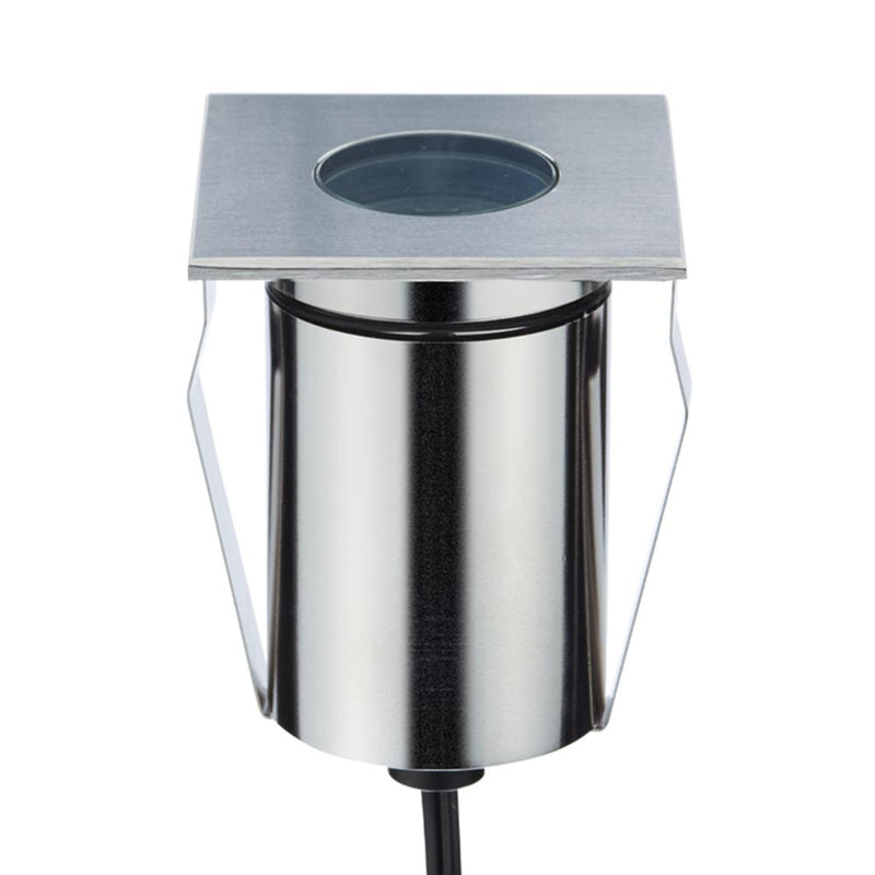 EMIT-85 LED Inground Wall Washer Square Open Light 12/24V 4W/6W Tri Colour Stainless Steel - 10259