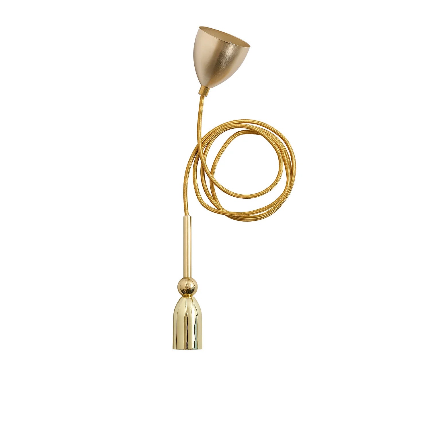 Embrace Medium Pendant Light Golden Smoke & Shiny Silver - LA102103